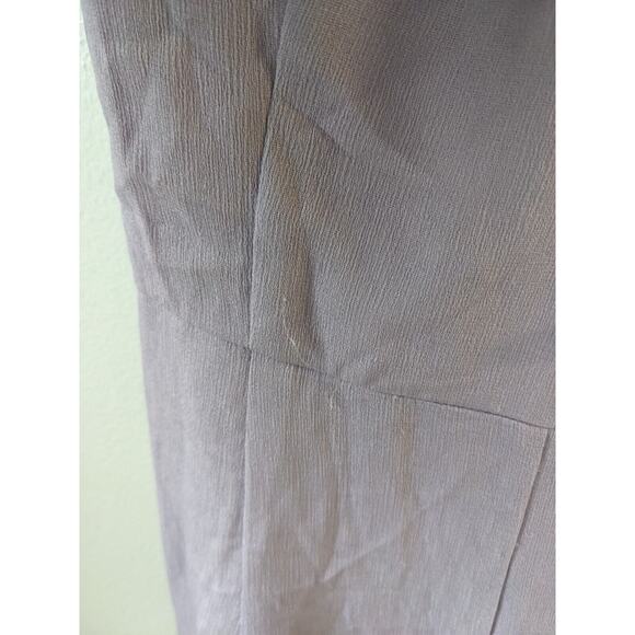 Superdown Size Small Gloria Flutter Smocked Jumpsuit Lilac Purple Belted Pockets - Picture 4 of 16